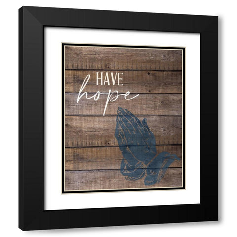 Have Faith 2 Black Modern Wood Framed Art Print with Double Matting by Allen, Kimberly