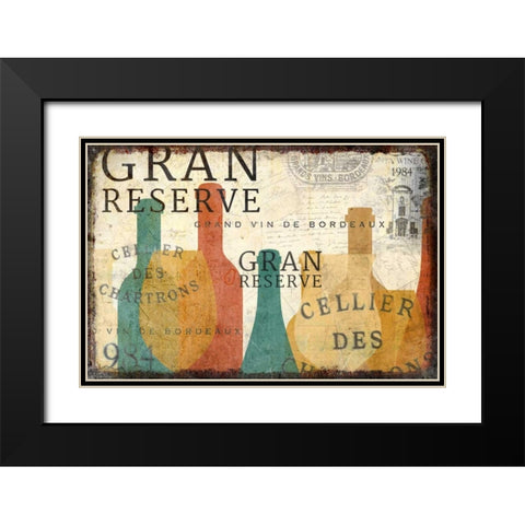 Gran Reserve Black Modern Wood Framed Art Print with Double Matting by Allen, Kimberly