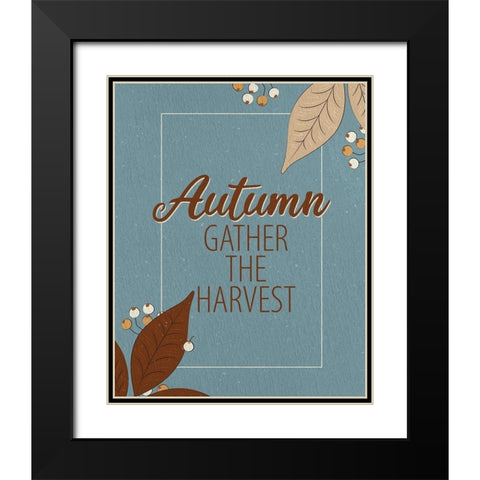 Gather the Harvest 1 Black Modern Wood Framed Art Print with Double Matting by Allen, Kimberly