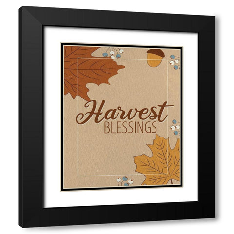 Gather the Harvest 3 Black Modern Wood Framed Art Print with Double Matting by Allen, Kimberly