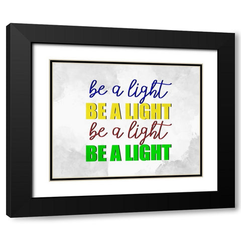 Be A Black Modern Wood Framed Art Print with Double Matting by Allen, Kimberly