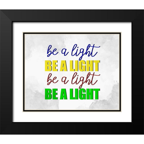Be A Black Modern Wood Framed Art Print with Double Matting by Allen, Kimberly