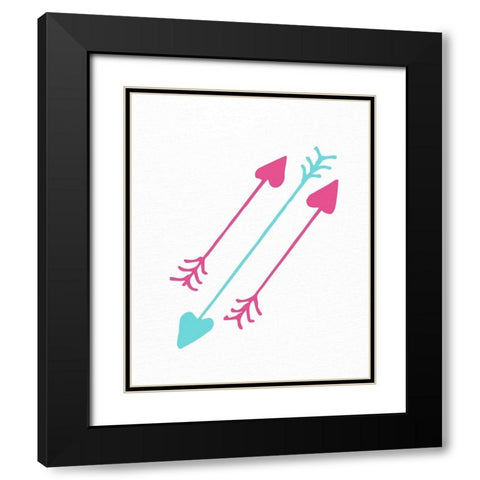 Always Follow Your Heart 2 Black Modern Wood Framed Art Print with Double Matting by Allen, Kimberly