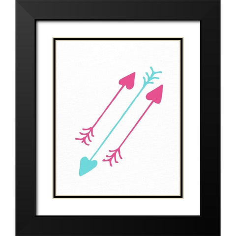 Always Follow Your Heart 2 Black Modern Wood Framed Art Print with Double Matting by Allen, Kimberly