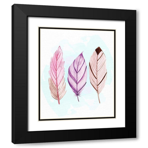Always Follow Your Heart 3 Black Modern Wood Framed Art Print with Double Matting by Allen, Kimberly