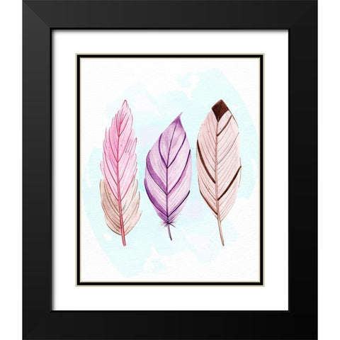 Always Follow Your Heart 3 Black Modern Wood Framed Art Print with Double Matting by Allen, Kimberly