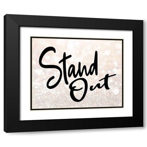Stand Out Black Modern Wood Framed Art Print with Double Matting by Allen, Kimberly
