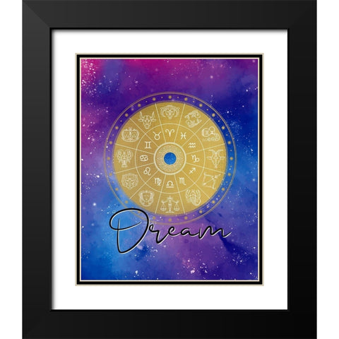 Dream Signs Black Modern Wood Framed Art Print with Double Matting by Allen, Kimberly
