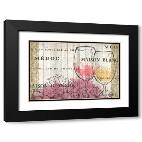 Bordeaux Black Modern Wood Framed Art Print with Double Matting by Allen, Kimberly