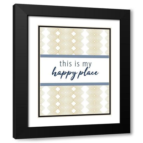 This Is V2 Black Modern Wood Framed Art Print with Double Matting by Allen, Kimberly