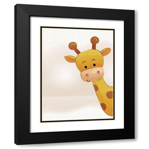 Peek A Boo 2 Black Modern Wood Framed Art Print with Double Matting by Allen, Kimberly