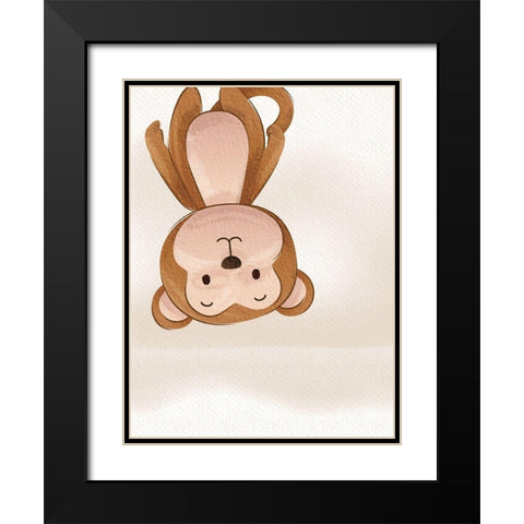 Peek A Boo 3 Black Modern Wood Framed Art Print with Double Matting by Allen, Kimberly