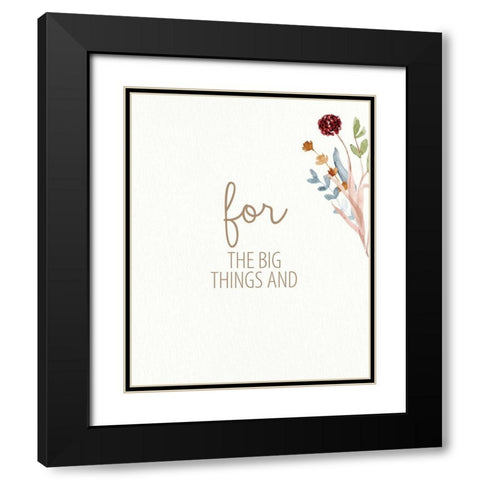 Grateful for Everything 2 Black Modern Wood Framed Art Print with Double Matting by Allen, Kimberly