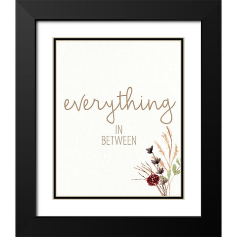 Grateful for Everything 3 Black Modern Wood Framed Art Print with Double Matting by Allen, Kimberly