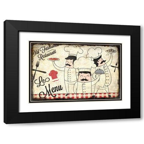 Old Fashioned Black Modern Wood Framed Art Print with Double Matting by Allen, Kimberly