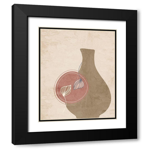 Vase 2 Black Modern Wood Framed Art Print with Double Matting by Allen, Kimberly