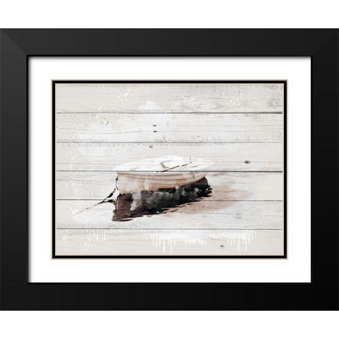 Pond Days Black Modern Wood Framed Art Print with Double Matting by Allen, Kimberly