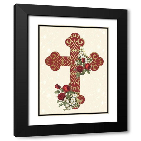 Pray 2 Black Modern Wood Framed Art Print with Double Matting by Allen, Kimberly