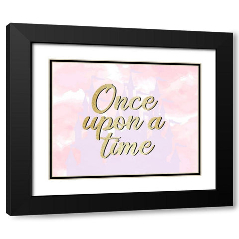 Once Upon a Time Black Modern Wood Framed Art Print with Double Matting by Allen, Kimberly