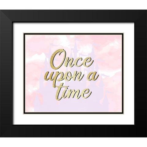 Once Upon a Time Black Modern Wood Framed Art Print with Double Matting by Allen, Kimberly