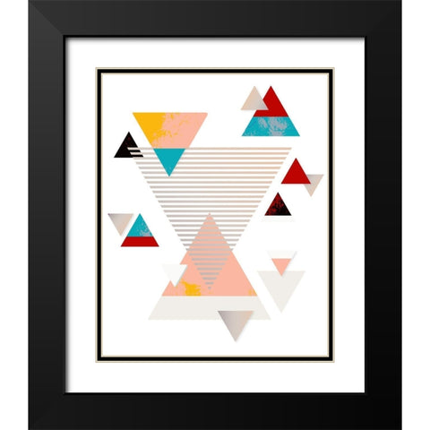 Space Black Modern Wood Framed Art Print with Double Matting by Allen, Kimberly