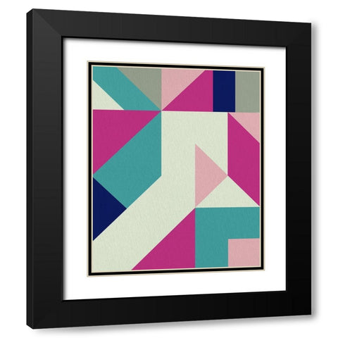 Shaped 1 Black Modern Wood Framed Art Print with Double Matting by Allen, Kimberly