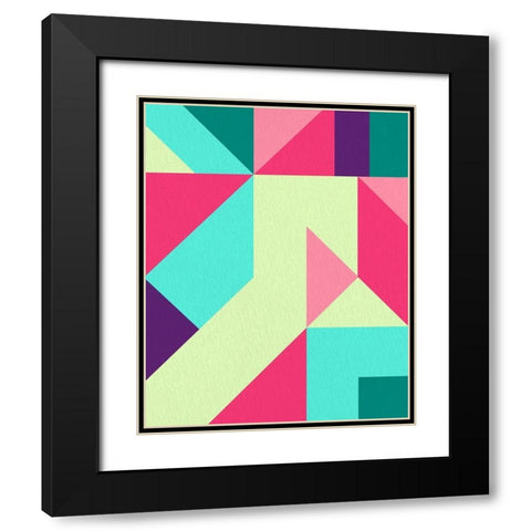 Shaped 2 Black Modern Wood Framed Art Print with Double Matting by Allen, Kimberly