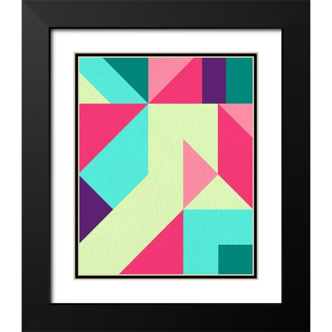 Shaped 2 Black Modern Wood Framed Art Print with Double Matting by Allen, Kimberly