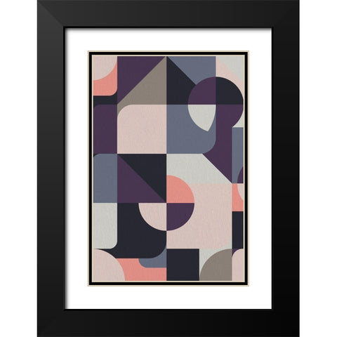 Vision 1 Black Modern Wood Framed Art Print with Double Matting by Allen, Kimberly
