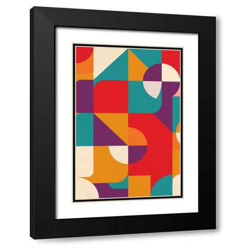 Vision 2 Black Modern Wood Framed Art Print with Double Matting by Allen, Kimberly
