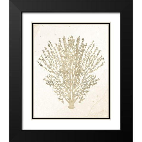 Coral Hue 2 Black Modern Wood Framed Art Print with Double Matting by Allen, Kimberly