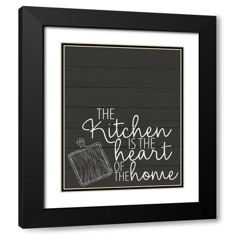 Heart of the Home Black Modern Wood Framed Art Print with Double Matting by Allen, Kimberly