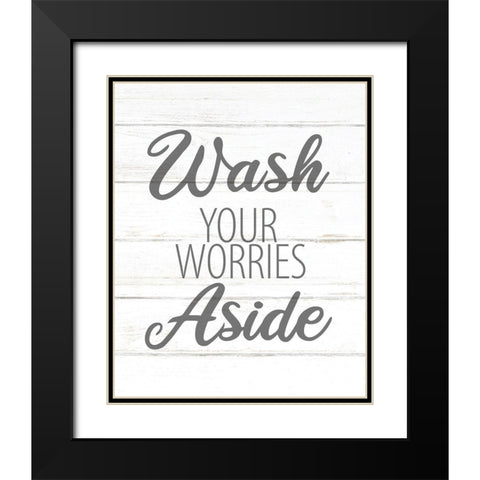Wash Black Modern Wood Framed Art Print with Double Matting by Allen, Kimberly