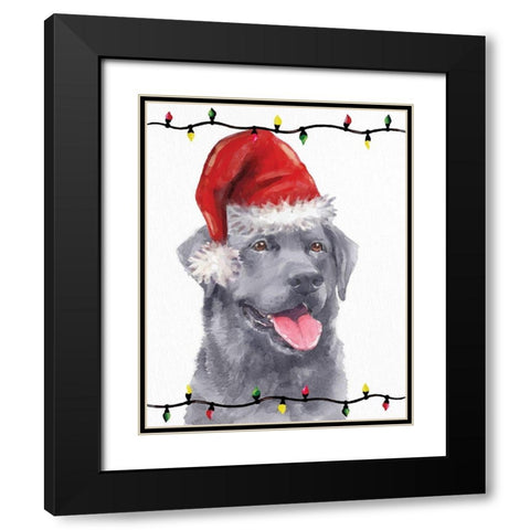 Lab Lights Black Modern Wood Framed Art Print with Double Matting by Allen, Kimberly