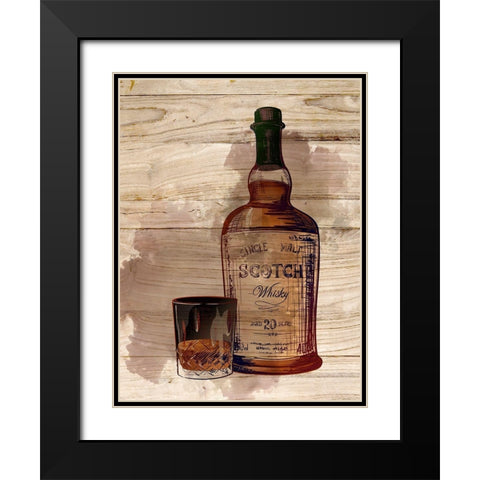 Whiskey 2 Black Modern Wood Framed Art Print with Double Matting by Allen, Kimberly
