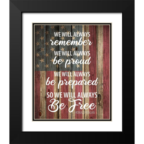 Be Free Black Modern Wood Framed Art Print with Double Matting by Allen, Kimberly
