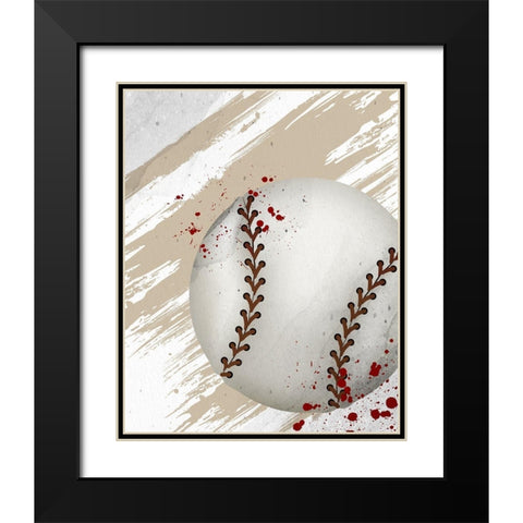 Sport Life 2 Black Modern Wood Framed Art Print with Double Matting by Allen, Kimberly