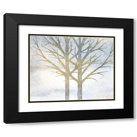 Blue Days 2 Black Modern Wood Framed Art Print with Double Matting by Allen, Kimberly