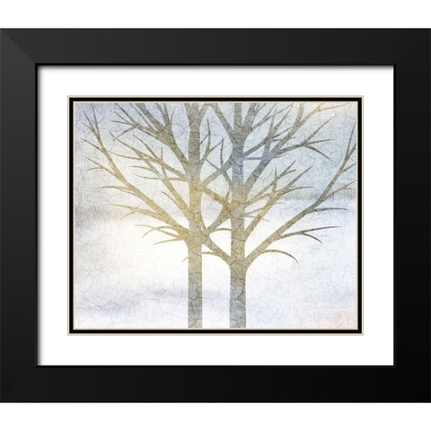 Blue Days 2 Black Modern Wood Framed Art Print with Double Matting by Allen, Kimberly