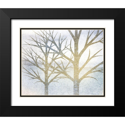 Blue Days 1 Black Modern Wood Framed Art Print with Double Matting by Allen, Kimberly