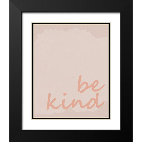 Kind Vibes 1 Black Modern Wood Framed Art Print with Double Matting by Allen, Kimberly