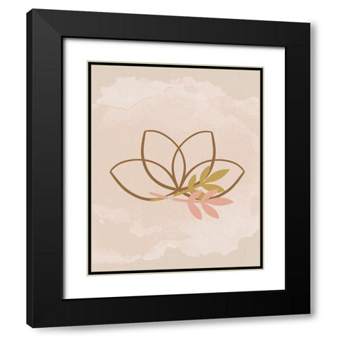 Kind Vibes 2 Black Modern Wood Framed Art Print with Double Matting by Allen, Kimberly