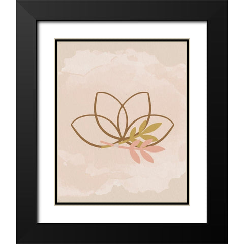 Kind Vibes 2 Black Modern Wood Framed Art Print with Double Matting by Allen, Kimberly