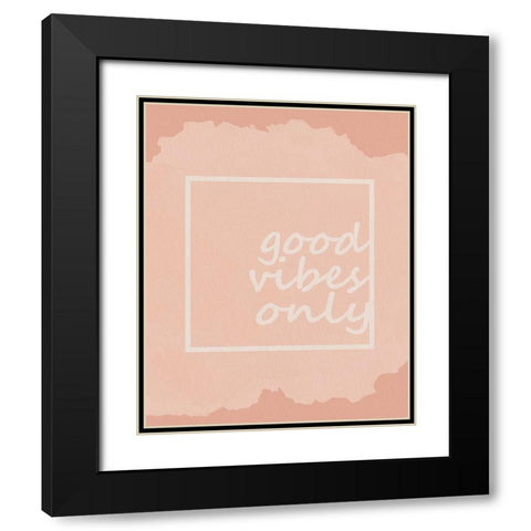Kind Vibes 3 Black Modern Wood Framed Art Print with Double Matting by Allen, Kimberly