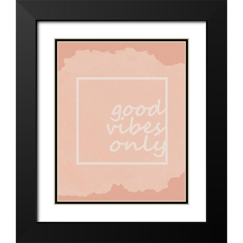 Kind Vibes 3 Black Modern Wood Framed Art Print with Double Matting by Allen, Kimberly