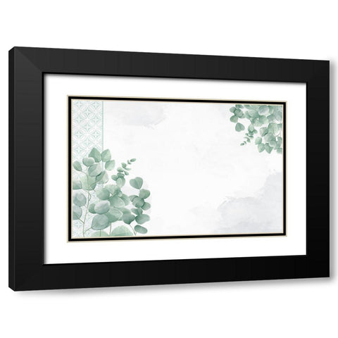 Eucalyptus Mood 3 Black Modern Wood Framed Art Print with Double Matting by Allen, Kimberly