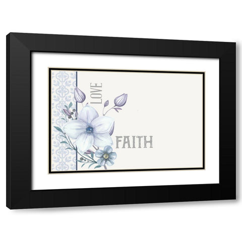 Inspiration 1 Black Modern Wood Framed Art Print with Double Matting by Allen, Kimberly