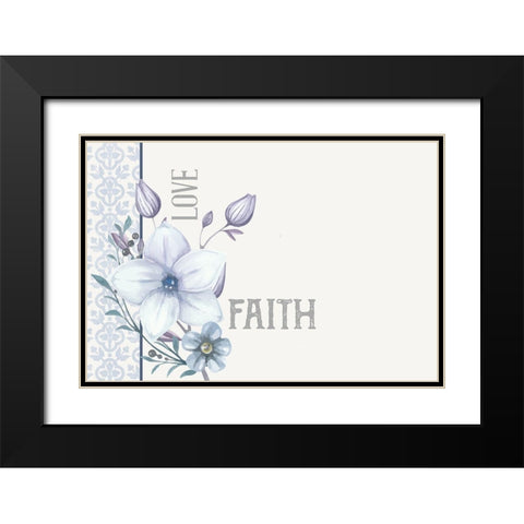 Inspiration 1 Black Modern Wood Framed Art Print with Double Matting by Allen, Kimberly