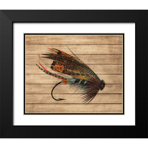 Fly Fishing 2 Black Modern Wood Framed Art Print with Double Matting by Allen, Kimberly