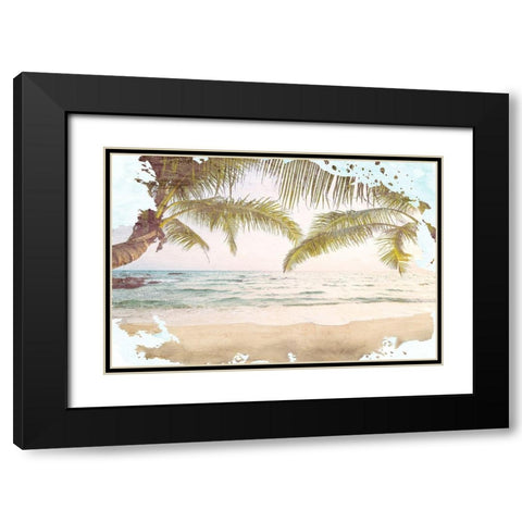 Paradise Black Modern Wood Framed Art Print with Double Matting by Allen, Kimberly